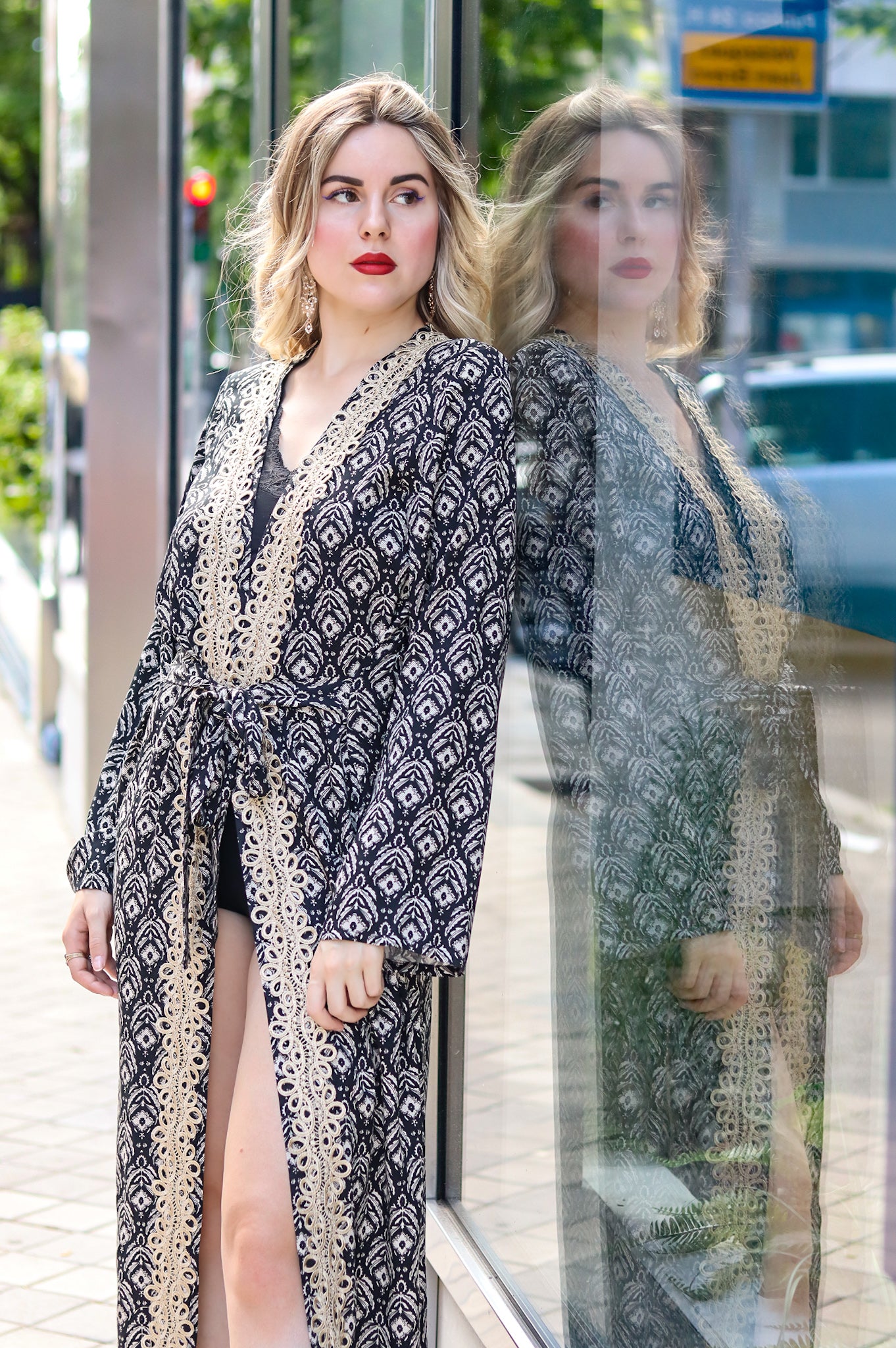 Kimono de vestir