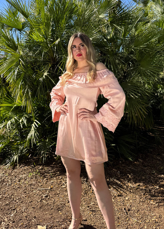 Vestido off the shoulder