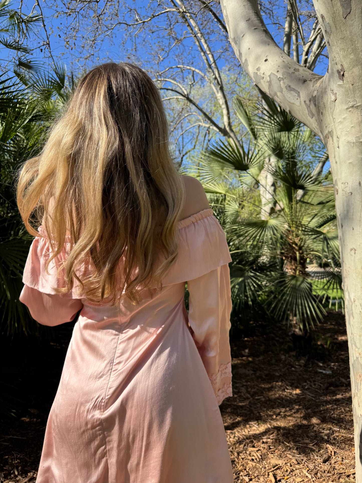 Vestido off the shoulder